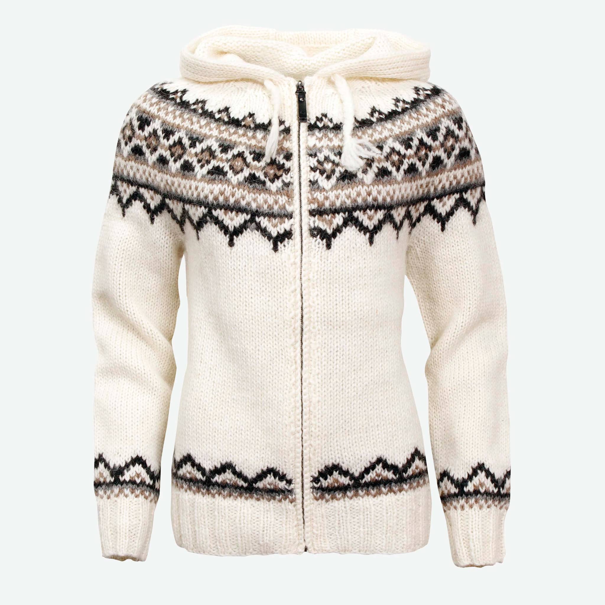 Brynja Icelandic Wool Sweater Zip & Hood