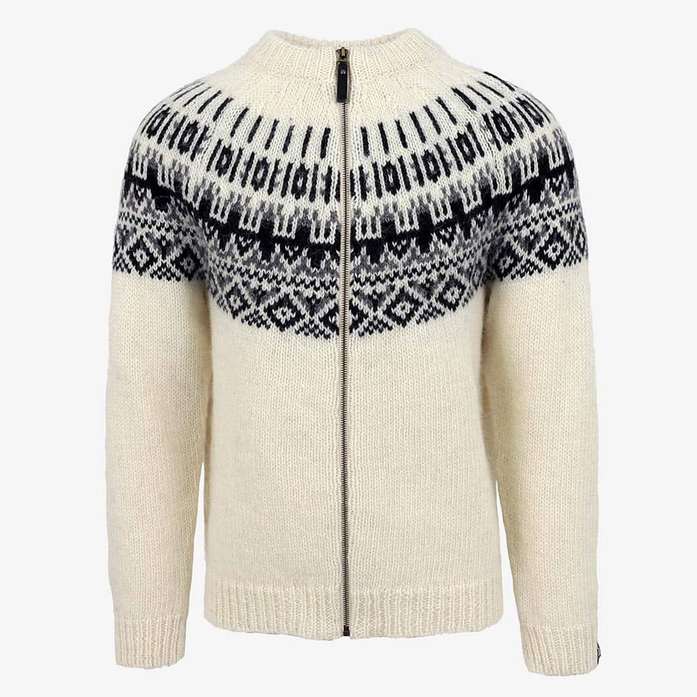 Elis Wool Sweater with full Zip
