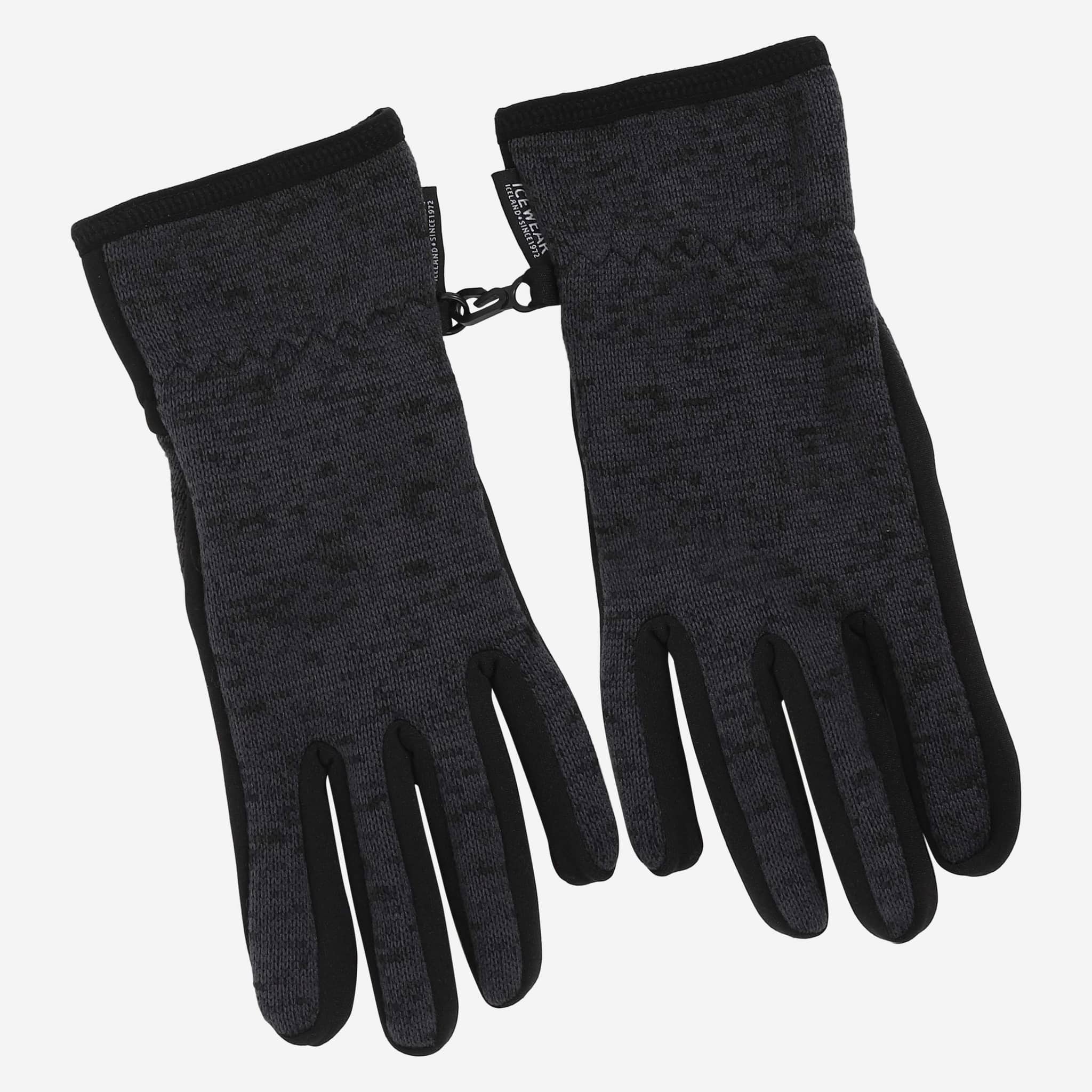 Grímsey gloves with e-tip finger